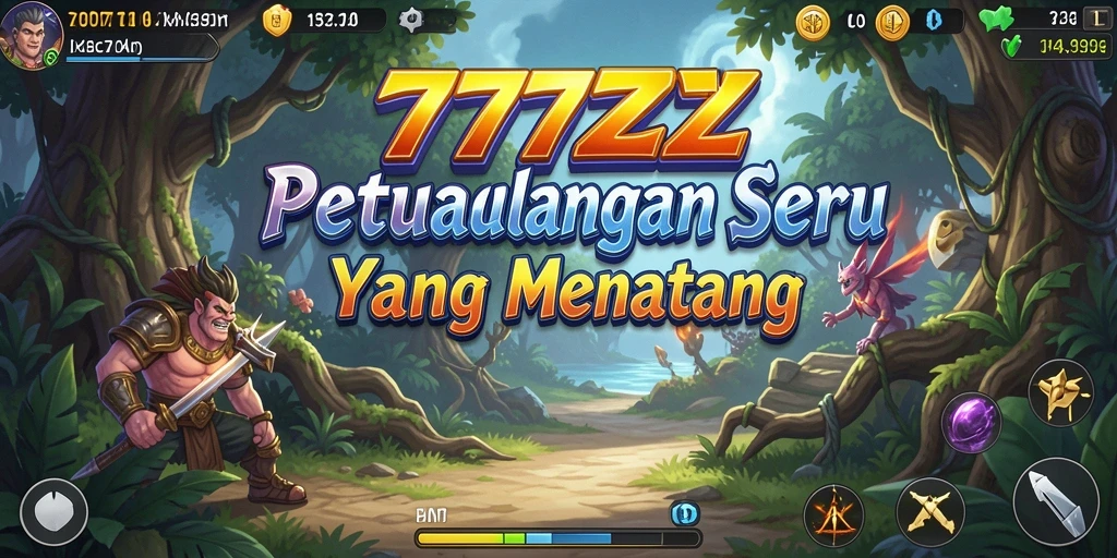 Tangkapan layar dari gameplay 777ZX menampilkan aksi petualangan seru.
