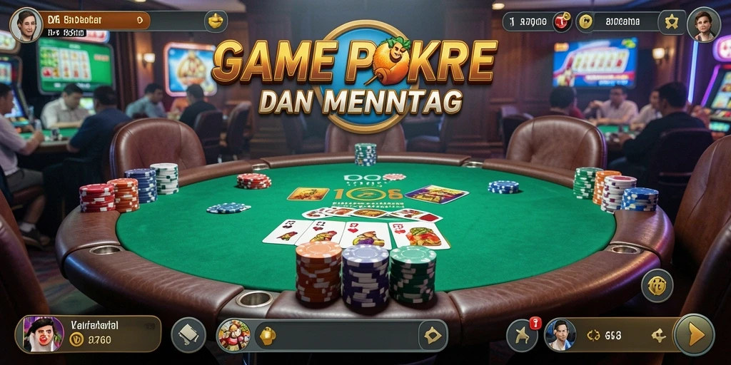 Tangkapan layar <strong>8768</strong> yang menampilkan permainan poker yang seru.