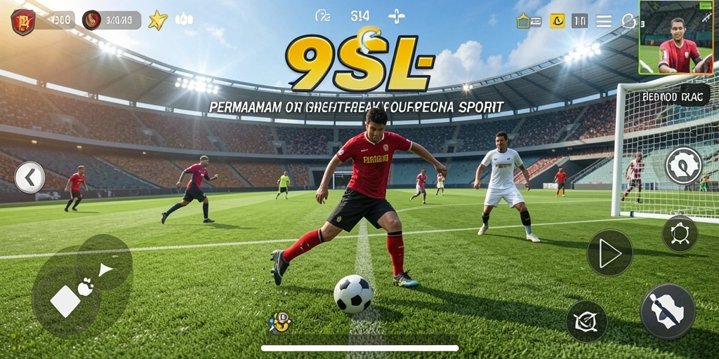 Tampilan gameplay menakjubkan dari 9SL dengan aksi olahraga yang seru.