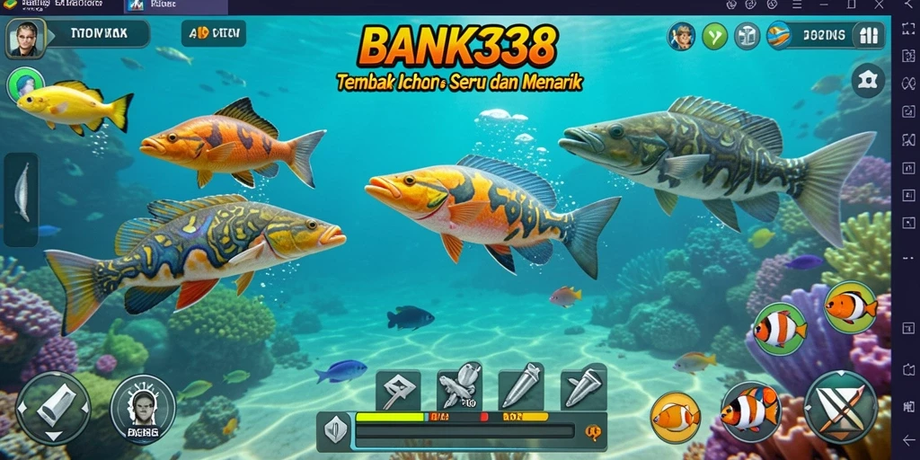 Screenshot gameplay BANK338 yang penuh aksi Tembak Ikan.