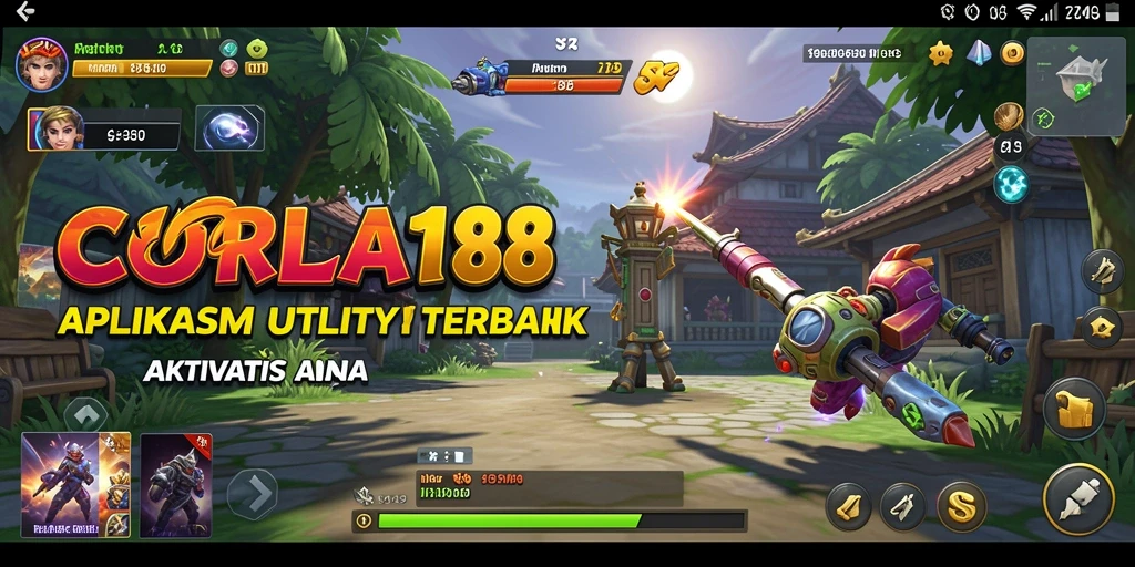 Tampilan utama aplikasi CORLA188 dengan berbagai alat bantu untuk produktivitas.