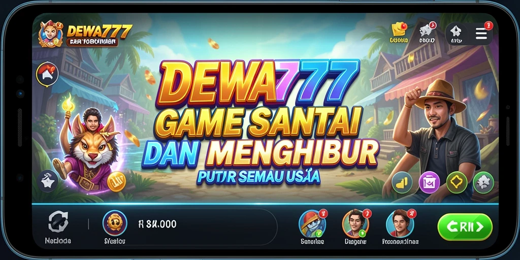 Tampilan gameplay seru dan santai dari DEWA777.