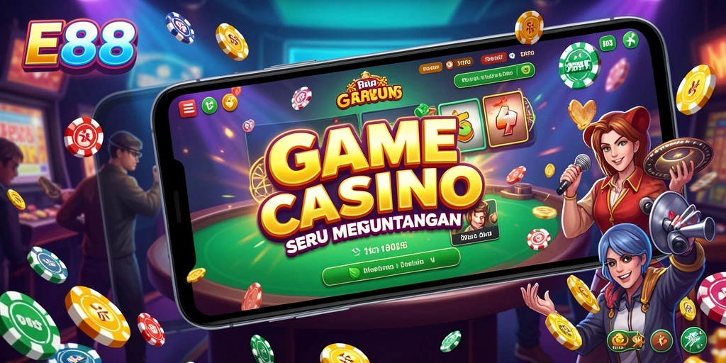 Screenshot E88 menampilkan aksi gameplay Kasino yang menarik.