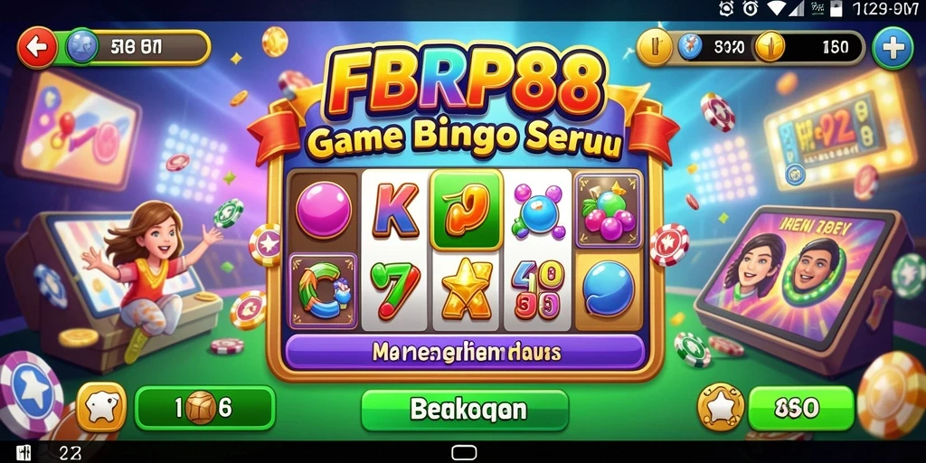Screenshot gameplay FBRP88 yang menampilkan keseruan Bingo.