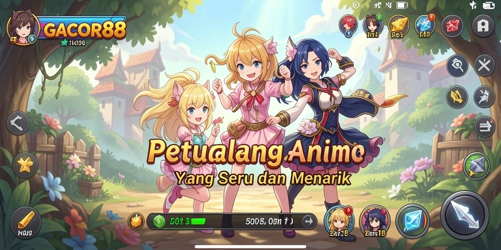 Tampilan menawan dari gameplay GACOR88 yang seru.