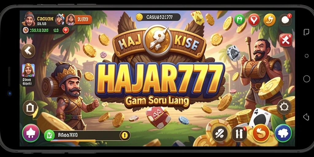 Tampilan gameplay seru dari HAJAR777 yang penuh tantangan.