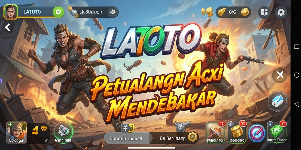 Tangkapan layar LATOTO menunjukkan aksi seru dalam pertarungan.