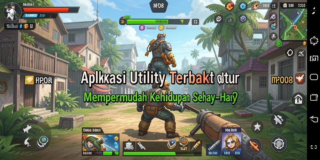 Tampilan utama <strong>MPO08</strong> saat digunakan untuk mengatur berbagai aktivitas harian.