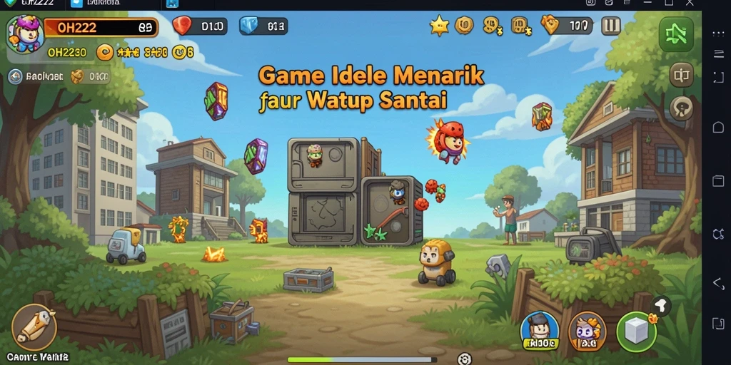 Tampilan screenshot menampilkan gameplay santai dari OH222 yang memikat.