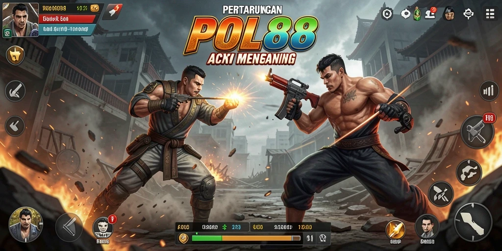 Tampilan gameplay POL88 yang penuh aksi dan menegangkan.