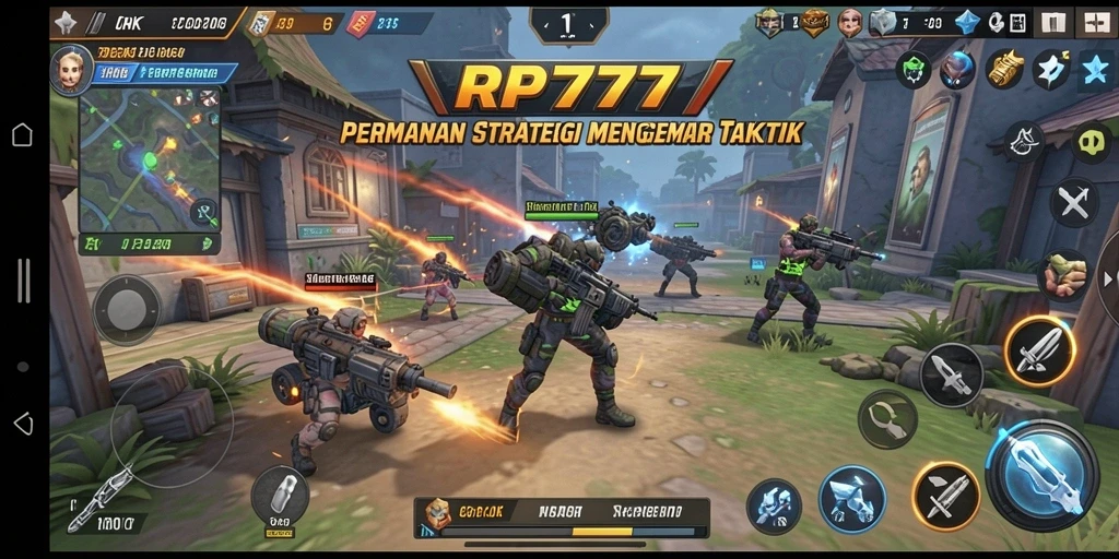 Tampilan gameplay RP777 yang menegangkan dan menarik.