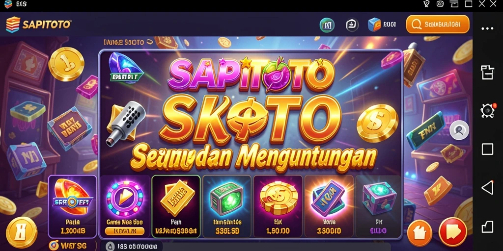 Screenshot gameplay SAPITOTO menampilkan keseruan dan grafik yang menawan.