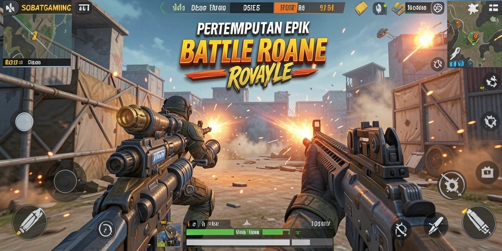 Gameplay Battle Royale yang seru dan menantang di SOBATGAMING.