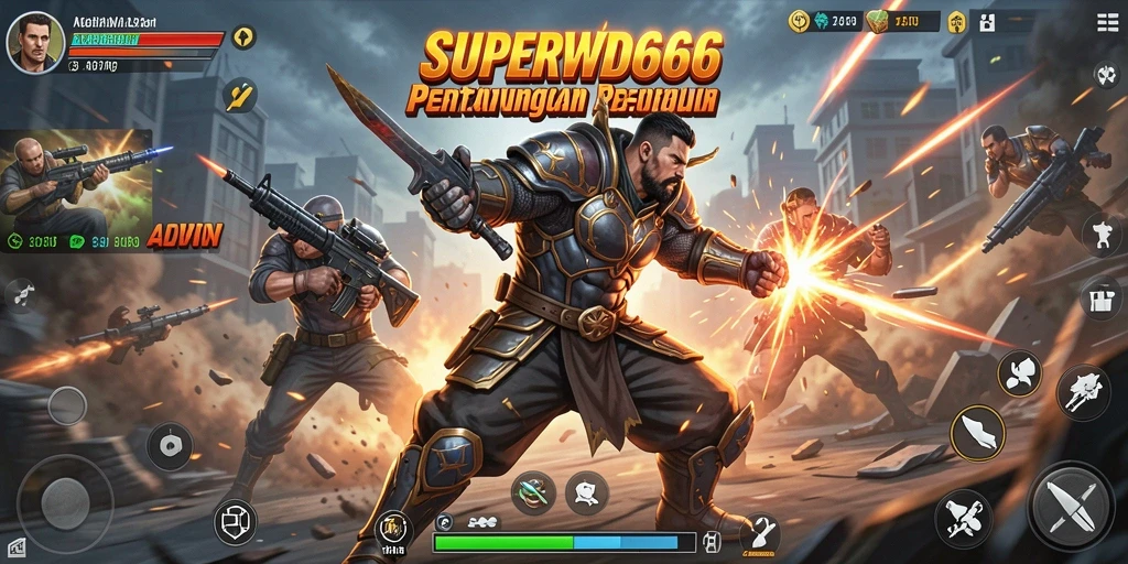 Tampilan gameplay SUPERWD666 yang mendebarkan dan penuh aksi.