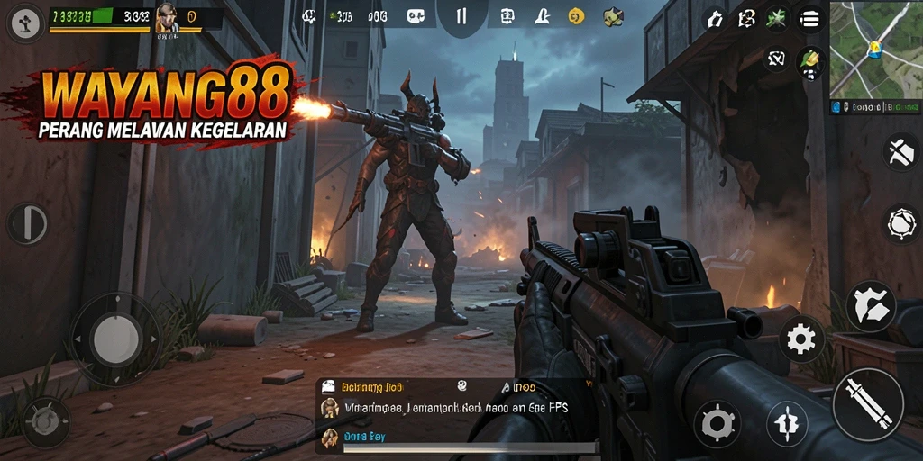 Gameplay sinematik penuh aksi di WAYANG88.
